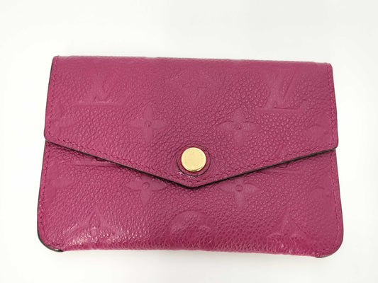 LOUIS VUITTON Monogram Empreinte/Pochette Cle Pouch Card Case/Pass Case/Business Card Holder