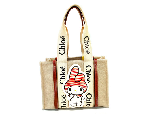 Chloe Woody Medium Tote Bag/My Melody Tote Bag
