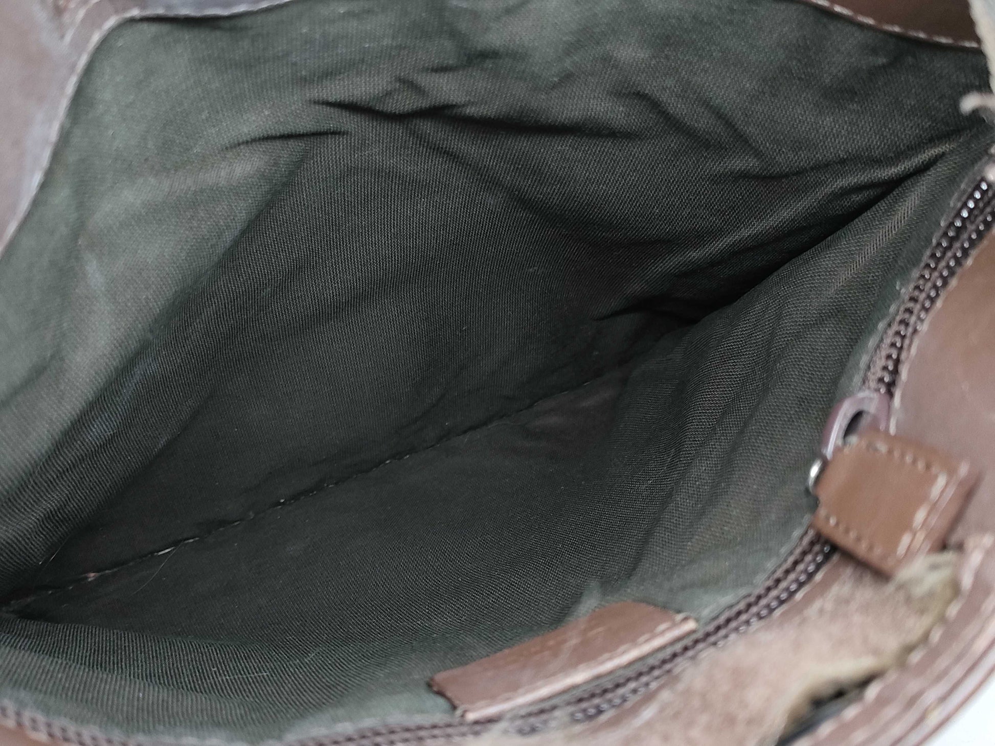 GUCCI 019・0348 GG Canvas Canvas x Leather Shoulder Bag