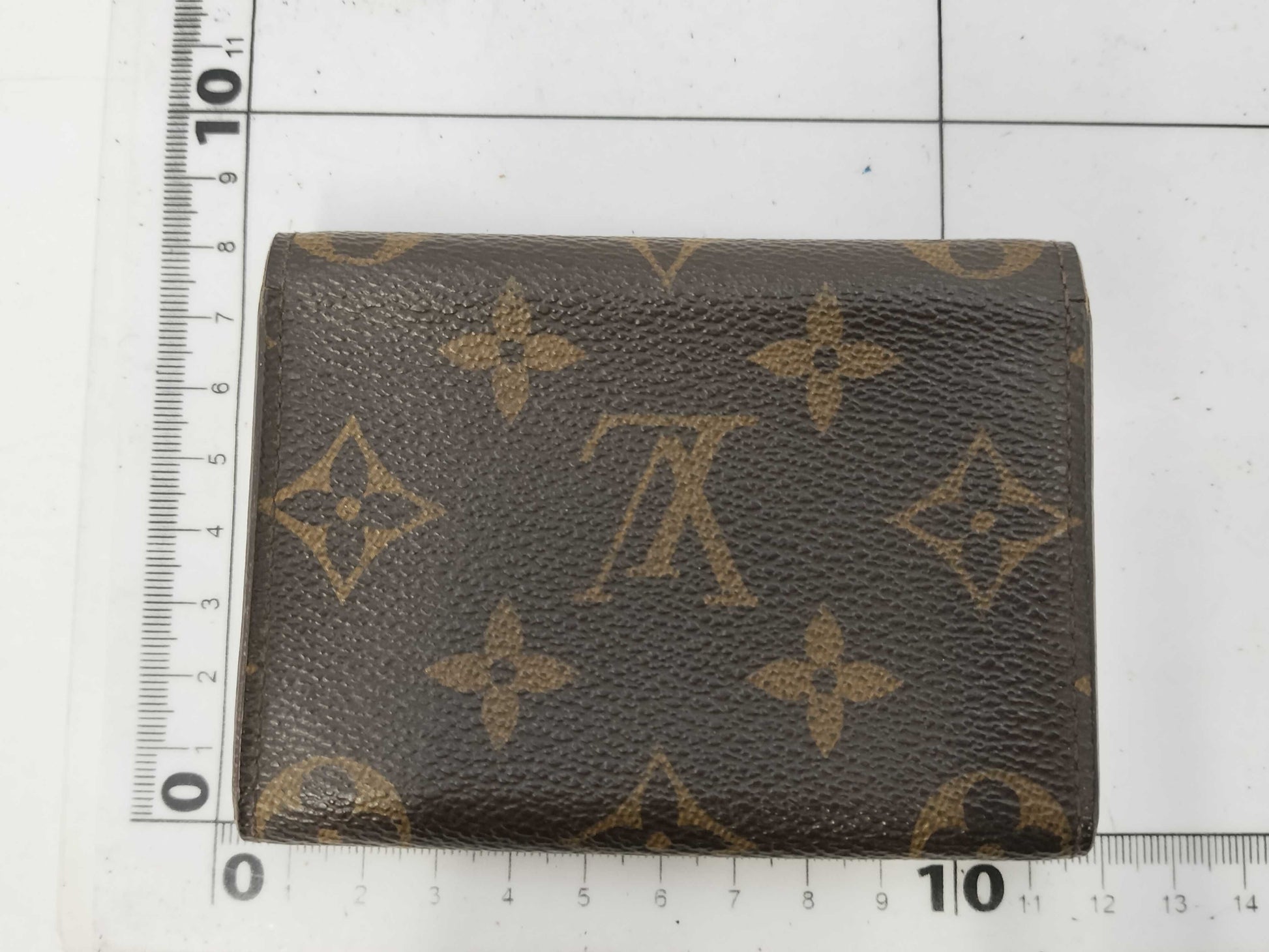 LOUIS VUITTON Monogram Card Case, Condition Considered, Coin Case