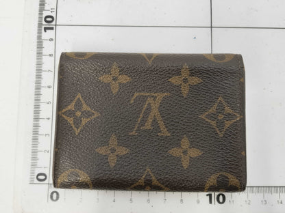 LOUIS VUITTON Monogram Card Case, Condition Considered, Coin Case