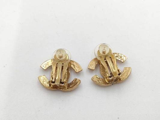CHANEL 00 A Coco Mark Earrings