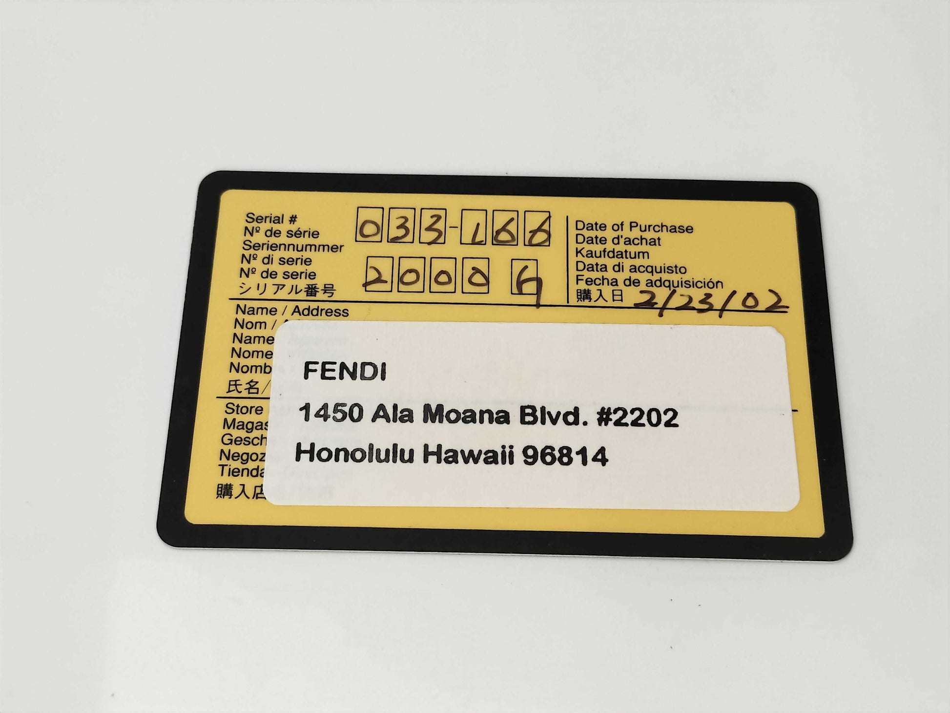 FENDI 033-2000 Men's Watch