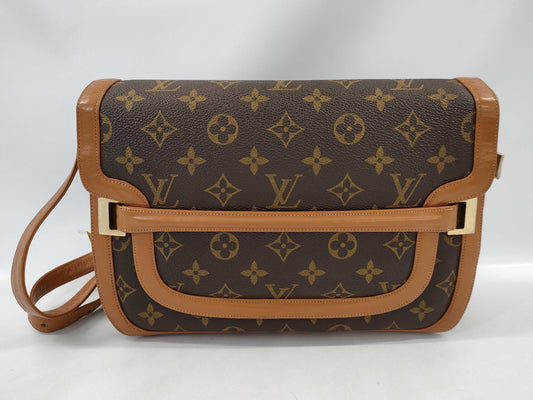 LOUIS VUITTON Monogram Made in USA Vintage Paper Tag Shoulder Bag