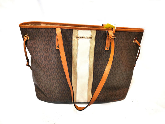 Michael Kors Leather Studded 2-Way Tote Bag