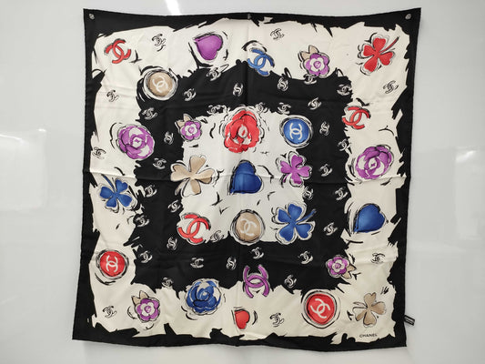 CHANEL Coco Clover Scarf