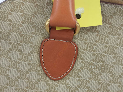 CELINE Handbag DM95 Sand Beige PVC Handbag