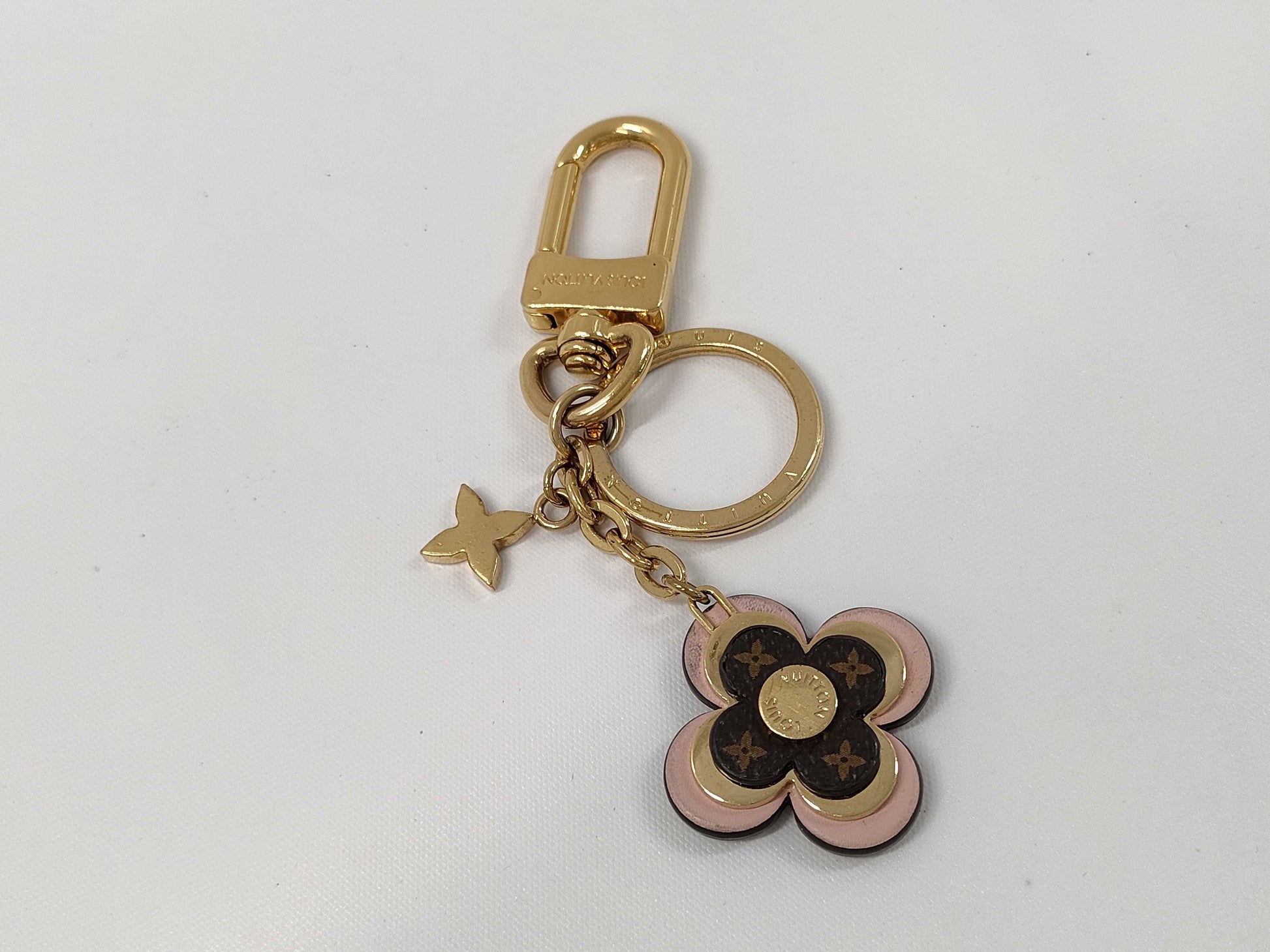 LOUIS VUITTON M63085 Porte Cle Blooming Flower BB Key Case/Key Holder