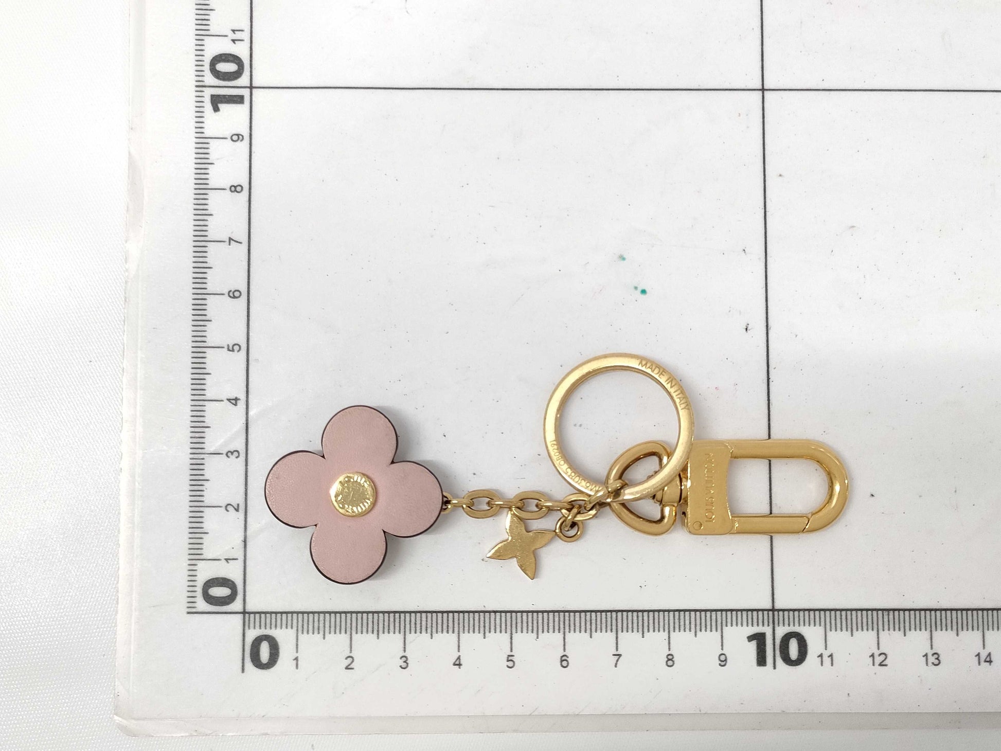 LOUIS VUITTON M63085 Porte Cle Blooming Flower BB Key Case/Key Holder