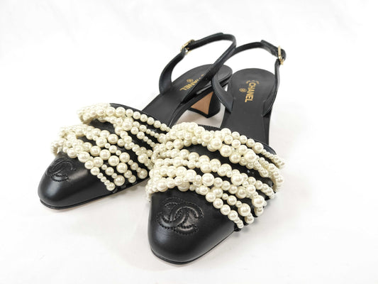 CHANEL Coco Mark/Pearl/Pumps Pumps