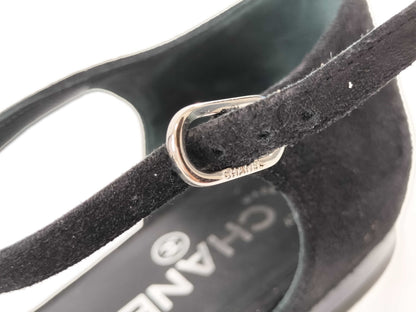 CHANEL Coco Mark/Camellia/Sandals Sandals