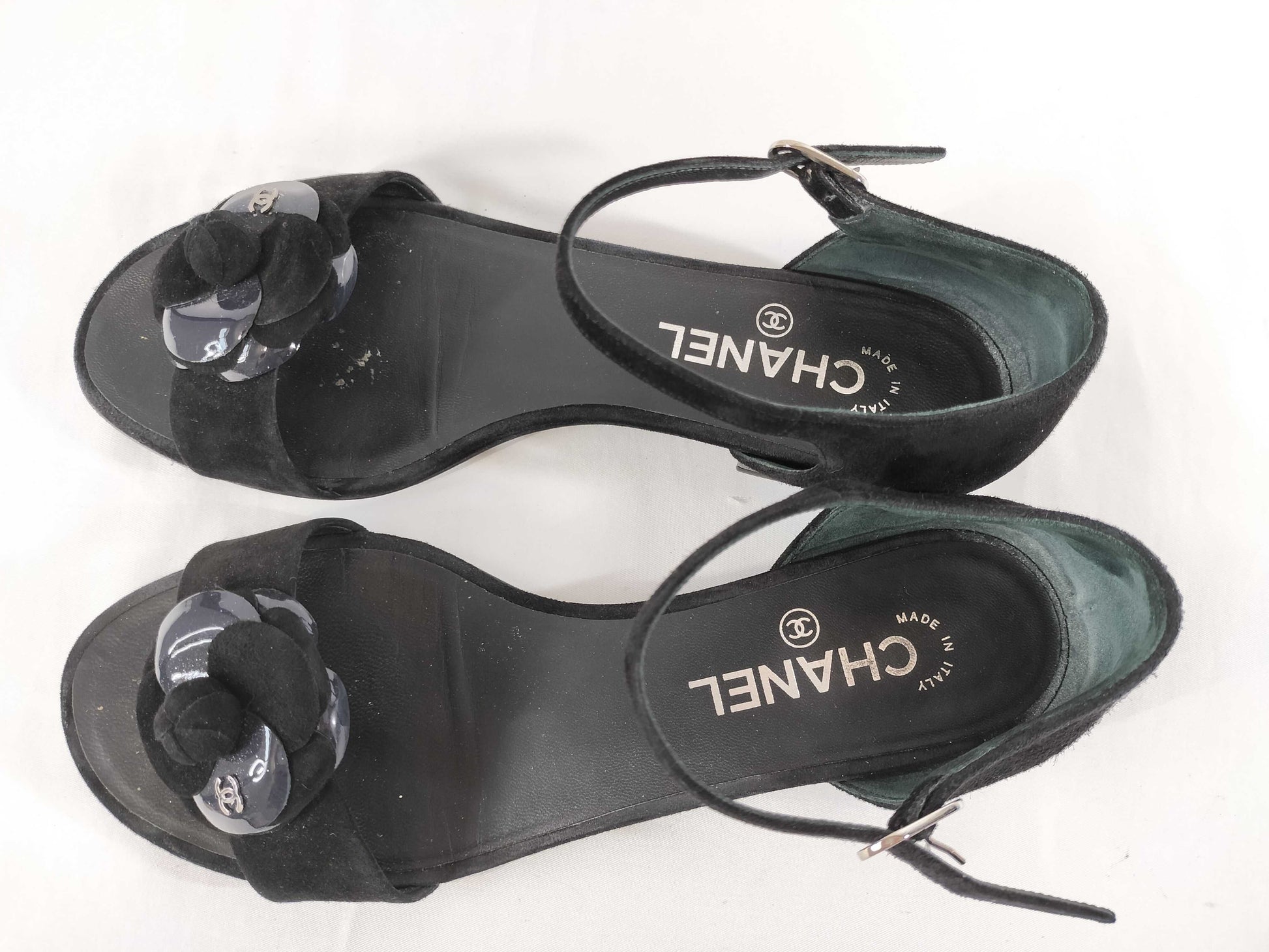CHANEL Coco Mark/Camellia/Sandals Sandals