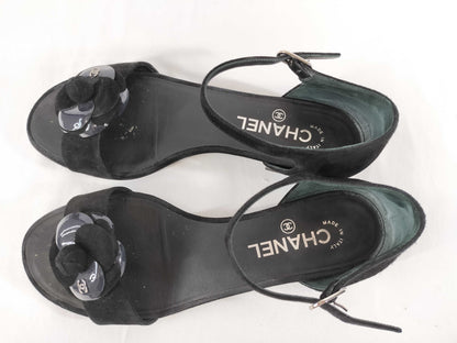 CHANEL Coco Mark/Camellia/Sandals Sandals