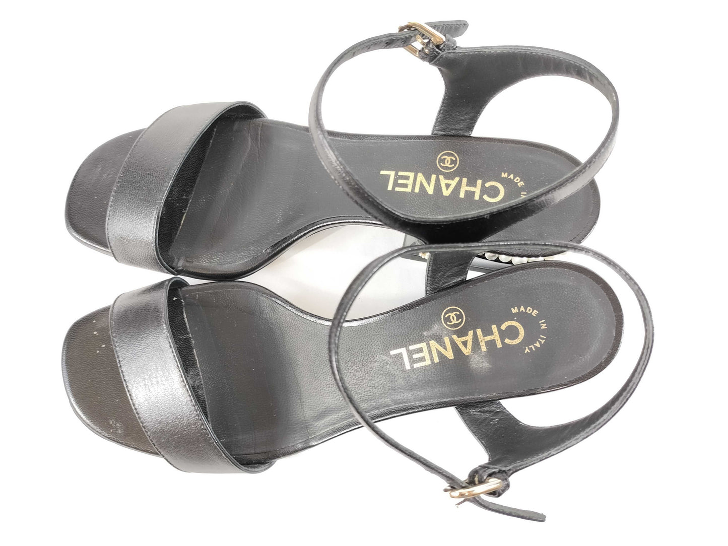 CHANEL Coco Mark/Pearl/Sandals Sandals