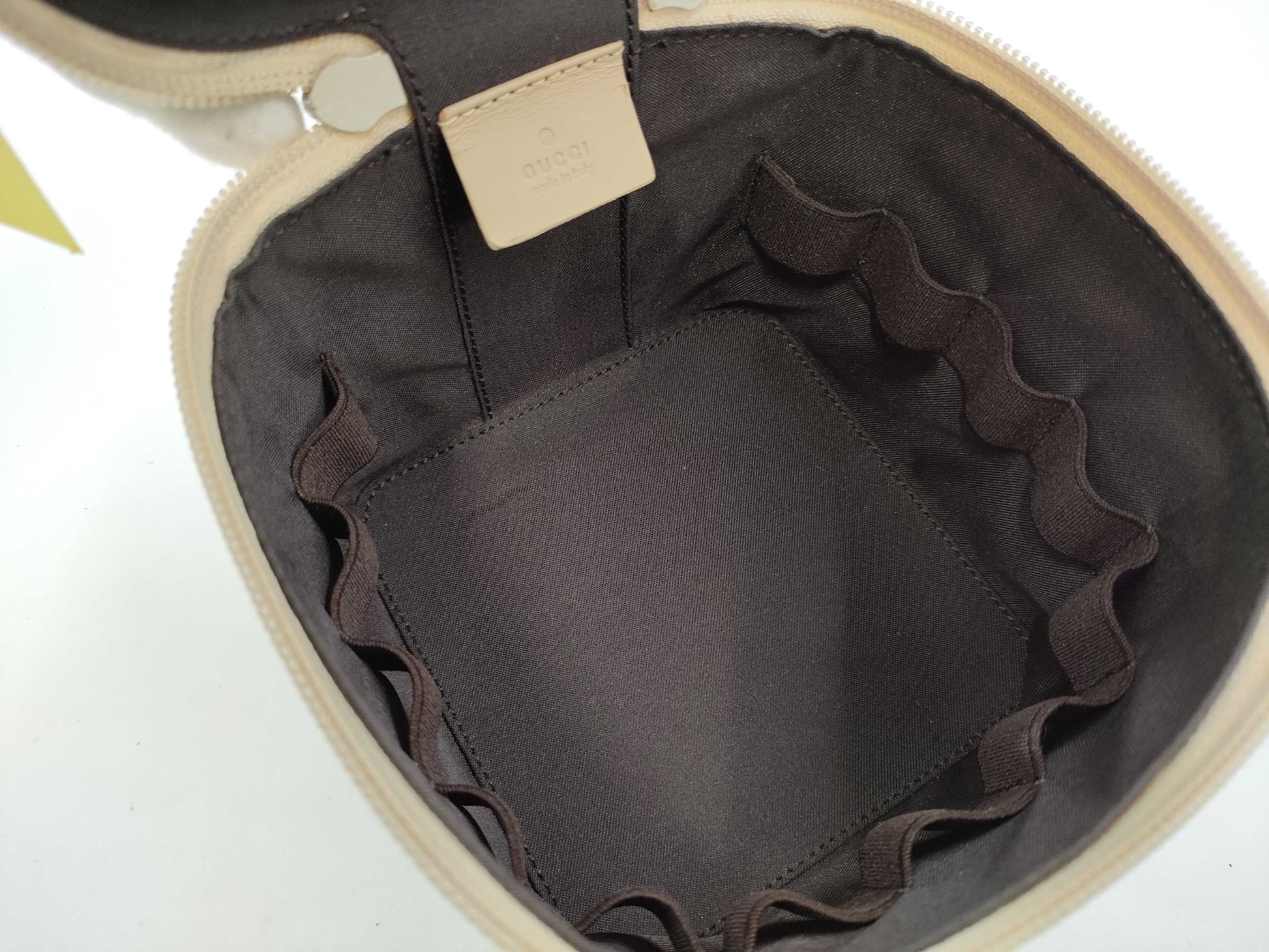 GUCCI GG Canvas Vanity/Top Handle Vanity Bag