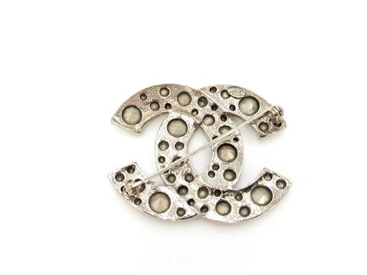 CHANEL Coco Mark/Rhinestone/D11/V Brooch