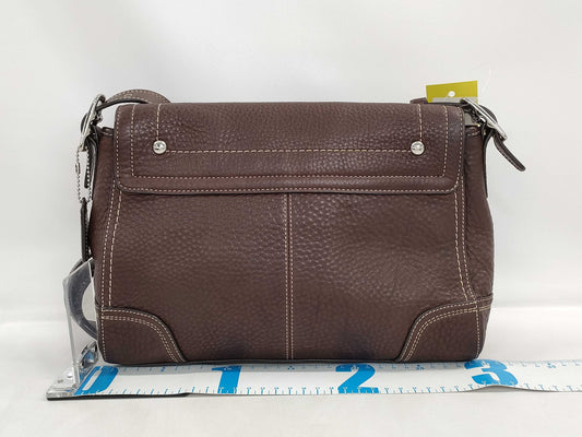 COACH leather shoulder bag