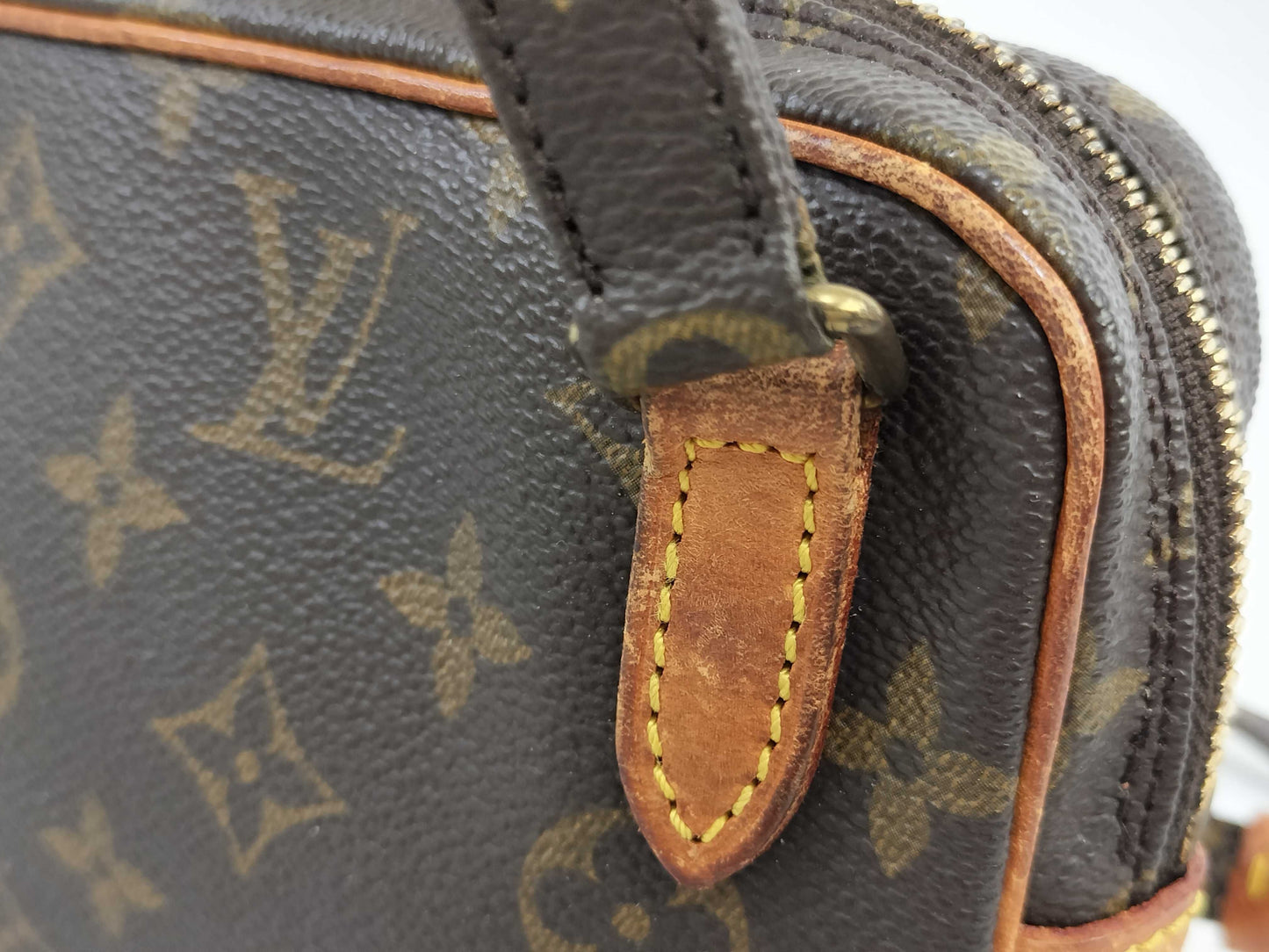 LOUIS VUITTON TH0952 Monogram M51828 Pochette Marly Bandouliere Shoulder Bag