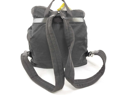 PRADA nylon triangle logo plate nylon backpack rucksack