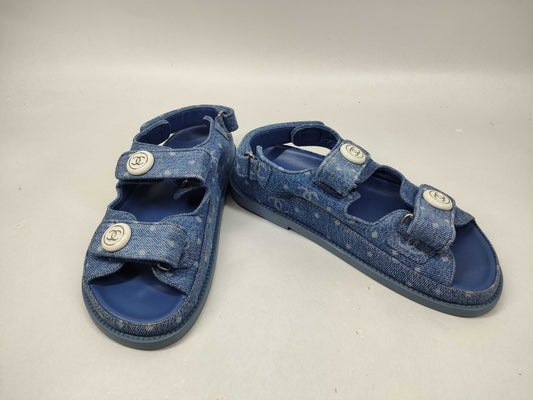 CHANEL Denim Sandals 23P Sandals