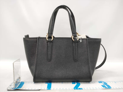 COACH Leather 2-Way Handbag with Stitch F11925