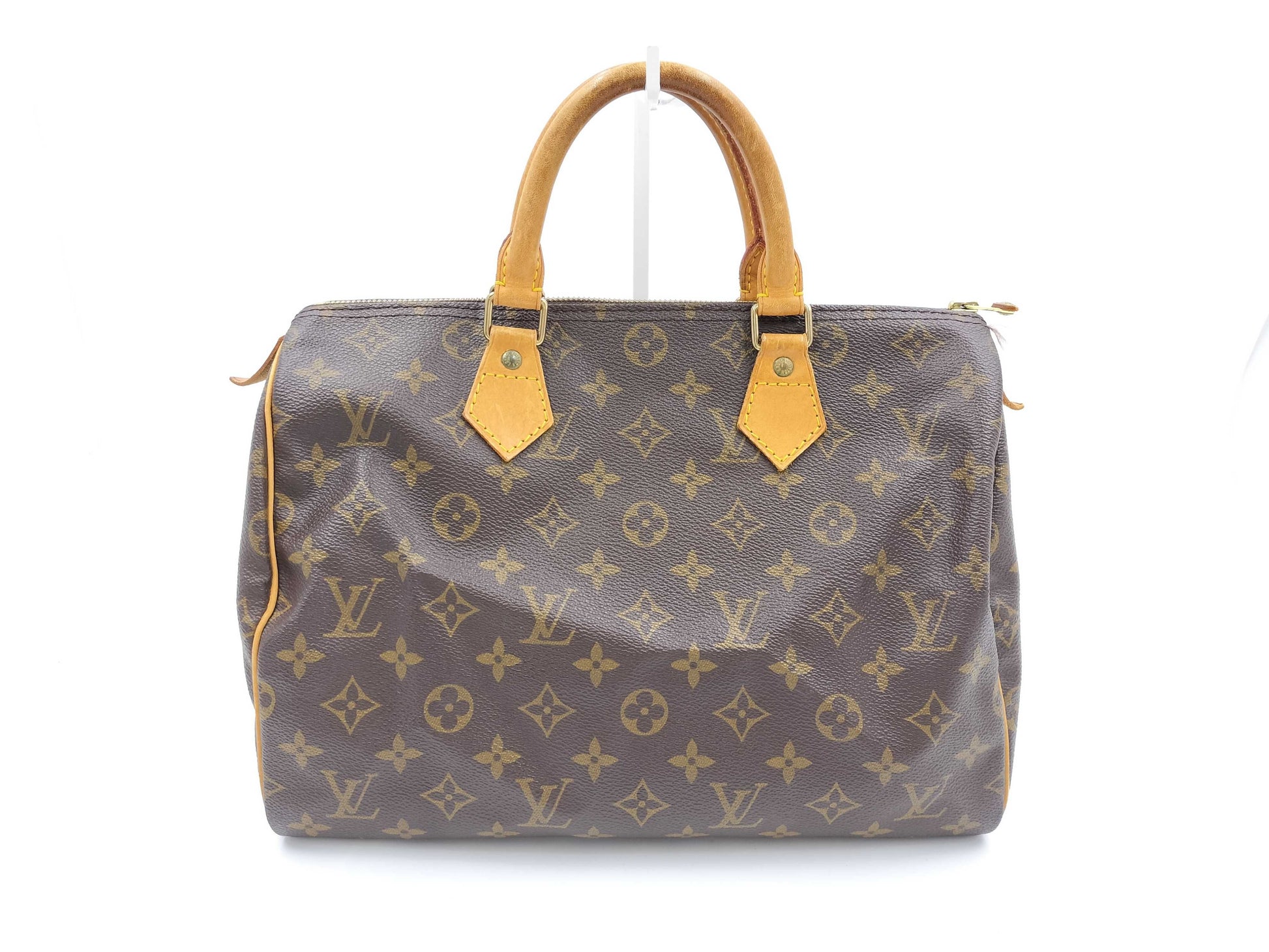 LOUIS VUITTON Monogram M41108 Speedy 30 Handbag with Lock