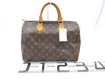 LOUIS VUITTON Monogram M41108 Speedy 30 Handbag with Lock