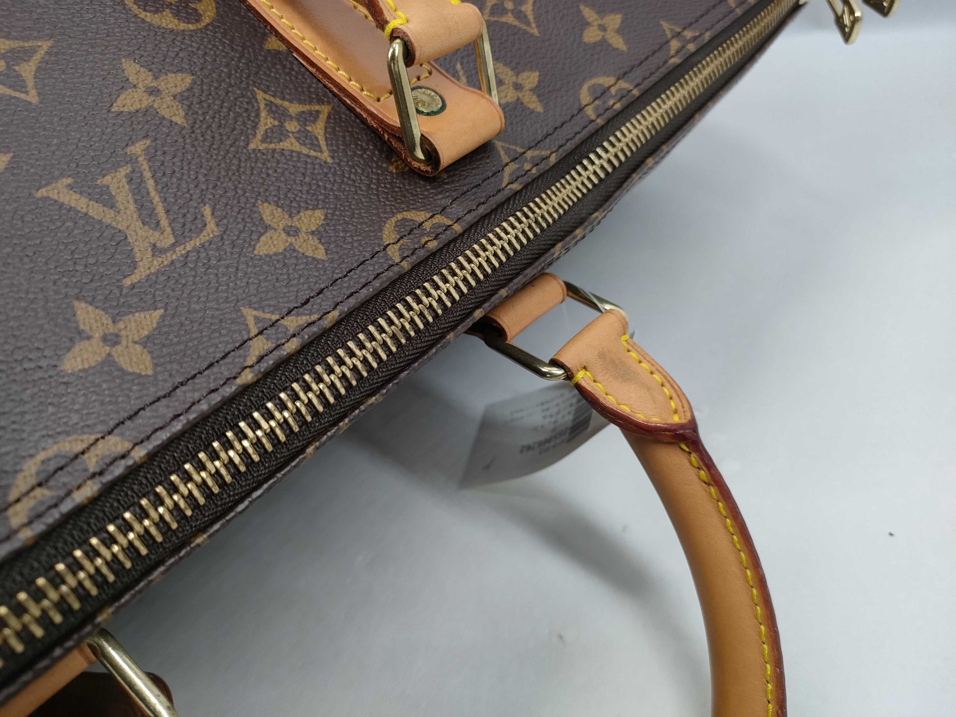 LOUIS VUITTON Monogram M41414 Keepall Bandouliere 55 Boston Bag with Lock