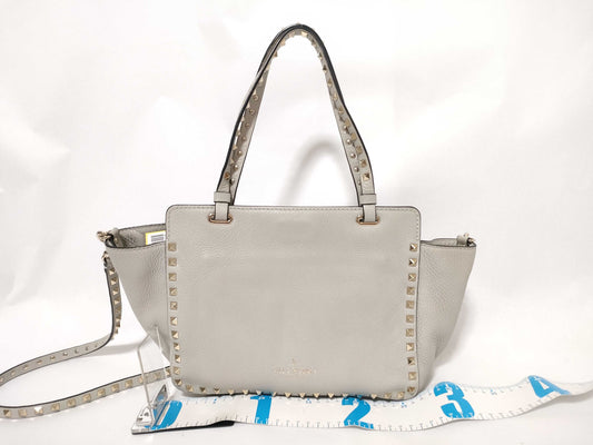 VALENTINO Gray 2-Way Shoulder Handbag