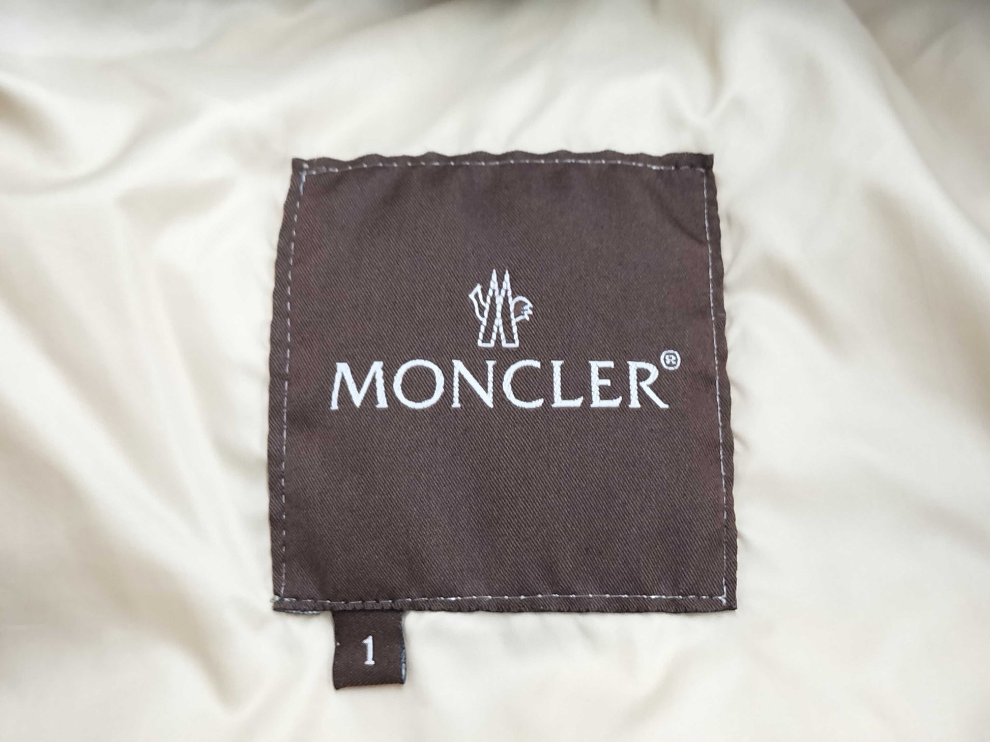 MONCLER Down/Brown Tag Jacket
