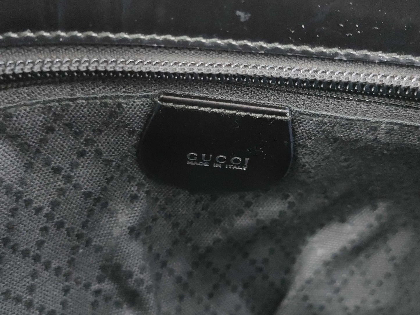 GUCCI Bamboo Nylon Handbag Handbag