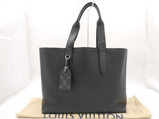 LOUIS VUITTON Taurillon Cabas Voyage M52817 Unused Eclipse Tote Bag