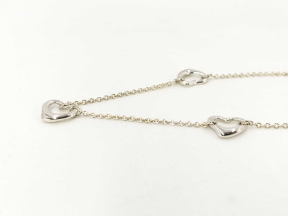 Tiffany & Co. Triple Open Heart Necklace in SV925 Silver