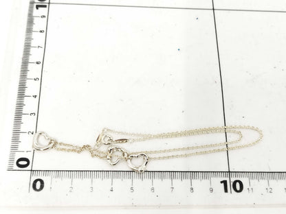 Tiffany & Co. Triple Open Heart Necklace in SV925 Silver