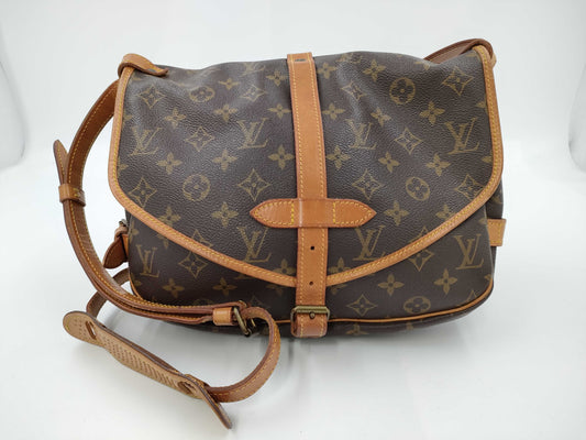 LOUIS VUITTON Monogram Saumur 30 Shoulder Bag