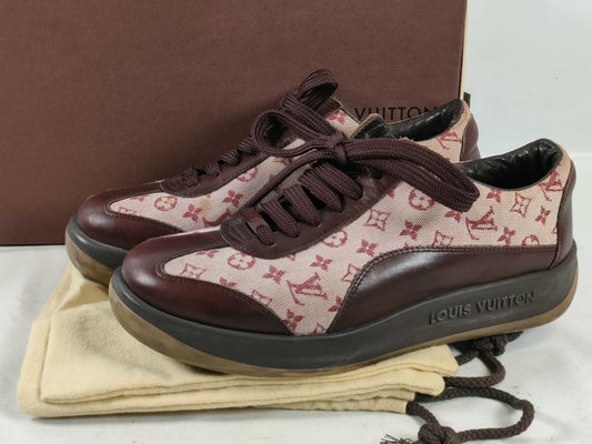 LOUIS VUITTON Monogram Mini Monogram Mini/Pink Sneakers