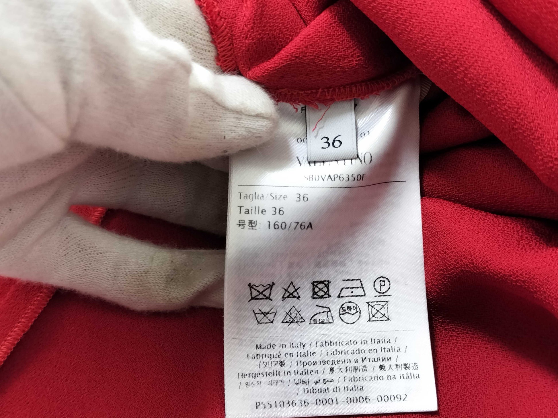 VALENTINO SB0VAP6350F Dress Red Dress