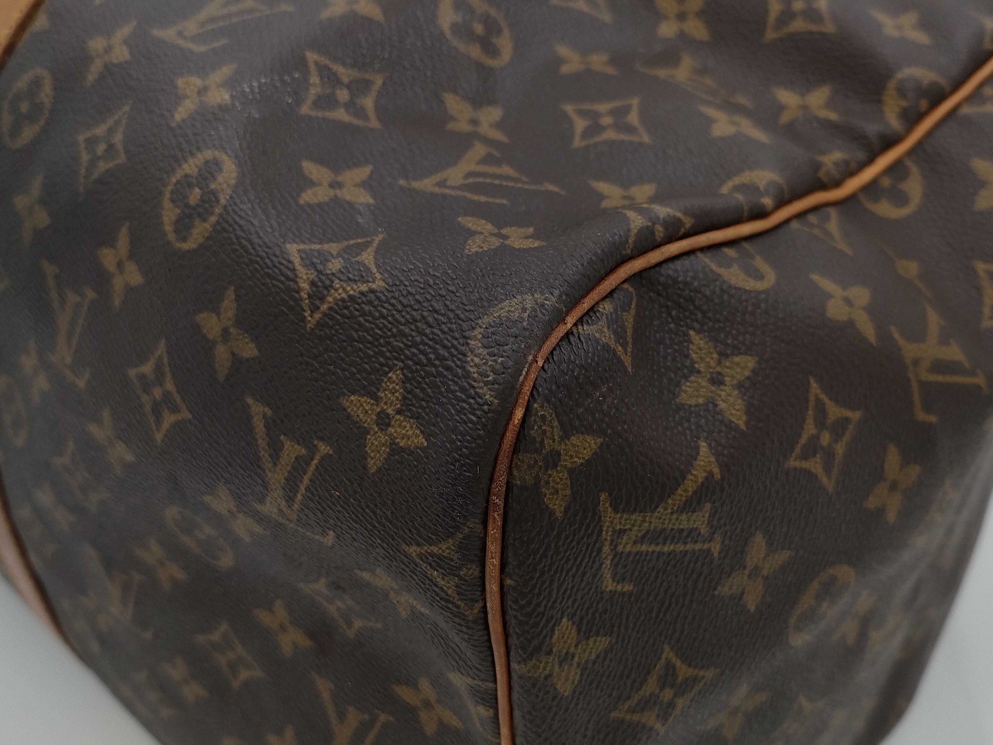 LOUIS VUITTON Monogram M41424 Keepall 55 Boston Bag