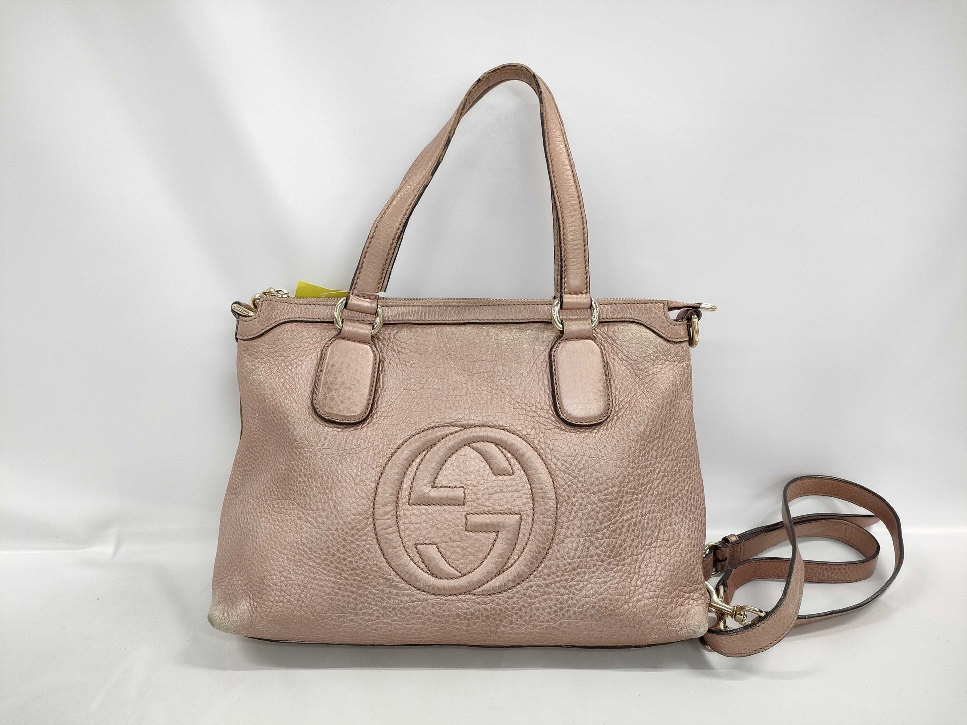 GUCCI Soho 308362 Pink Tote Bag