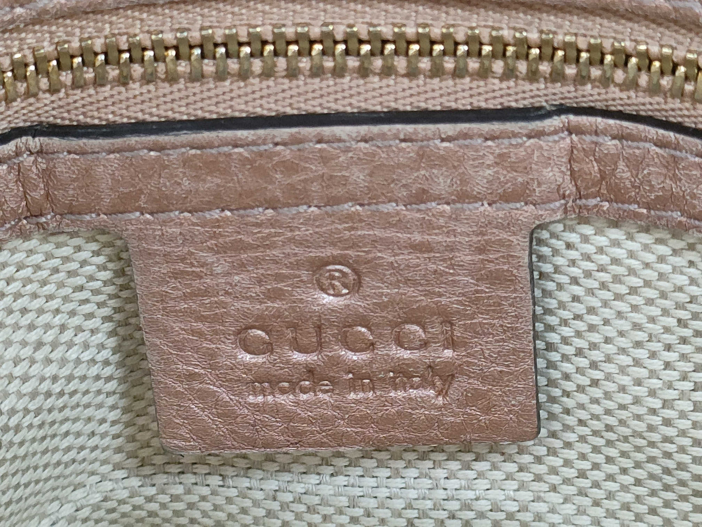GUCCI Soho 308362 Pink Tote Bag