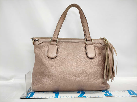 GUCCI Soho 308362 Pink Tote Bag