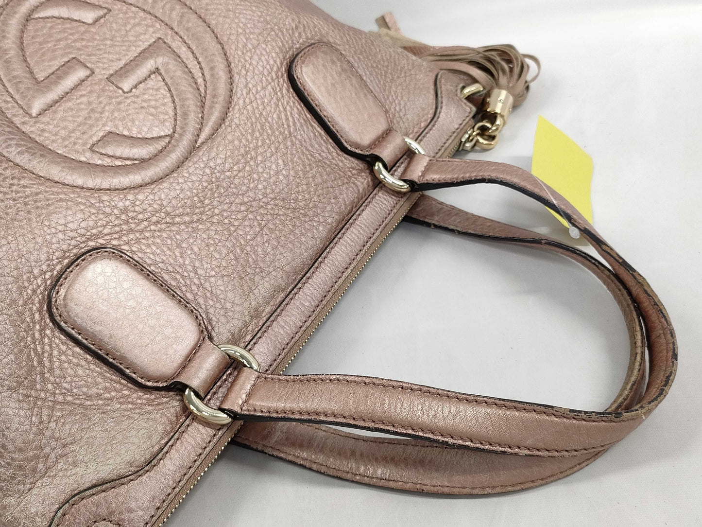 GUCCI Soho 308362 Pink Tote Bag