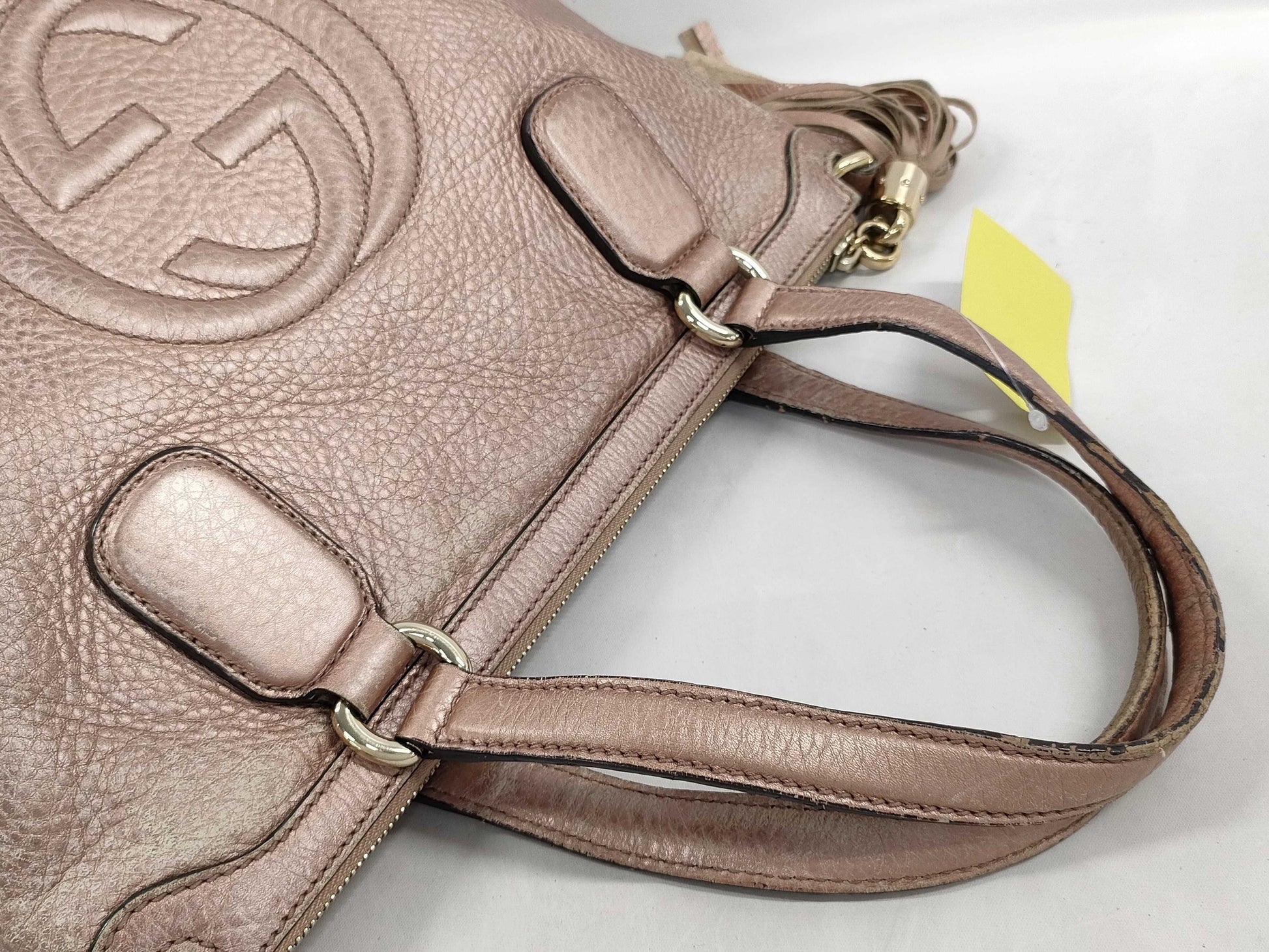 GUCCI Soho 308362 Pink Tote Bag