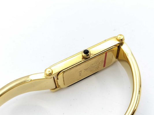 GUCCI GUCCI 1500 Gold/Black Dial Women's Watch