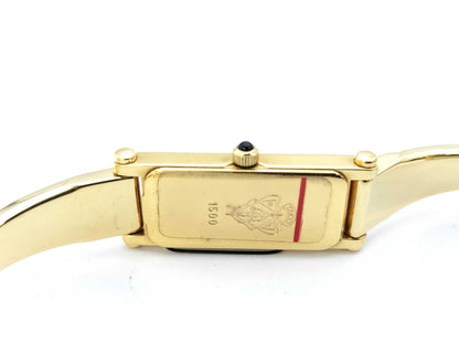 GUCCI GUCCI 1500 Gold/Black Dial Women's Watch