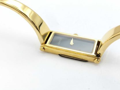 GUCCI GUCCI 1500 Gold/Black Dial Women's Watch