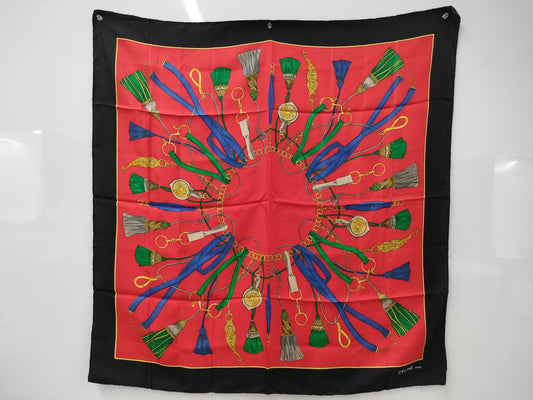 CELINE Large Tassel Scarf