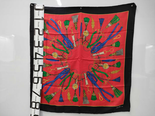 CELINE Large Tassel Scarf