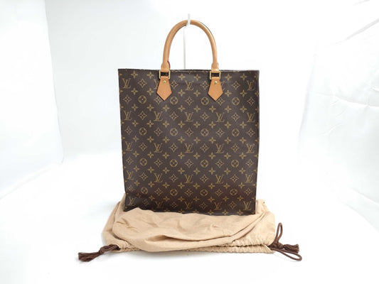 LOUIS VUITTON Monogram Sac Plat M51140 Handbag