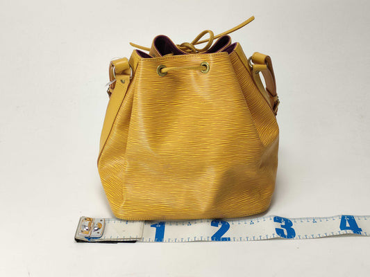LOUIS VUITTON Epi M44109 Noe Tassili Yellow Handbag
